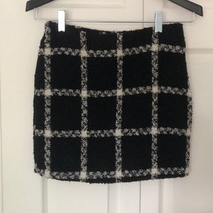 Tweed Mini Skirt